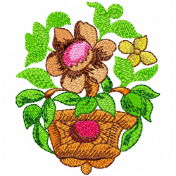 Flowers Embroidery Design 4